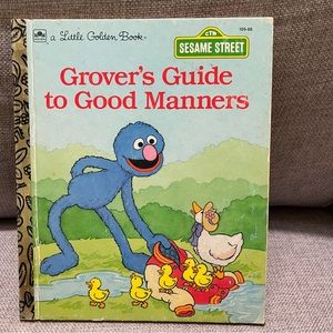 Vintage Grover's Guide to Good Manners (Little Golden Books : Sesame Street